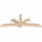 Ekena Millwork Davenport Smooth Timber Gable Bracket, Douglas Fir, 96"W x 40"H x 5 1/2"D x 5 1/2"F, 10/12 Pitch GBW096X40X0606DAV00SDF - alternate 4